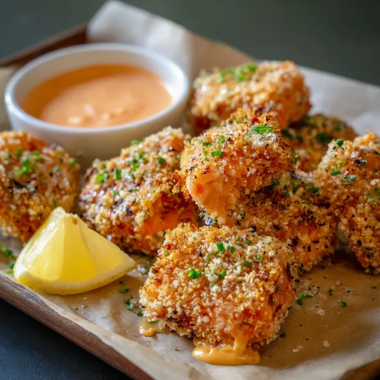 Crispy Bang Bang Salmon Bites