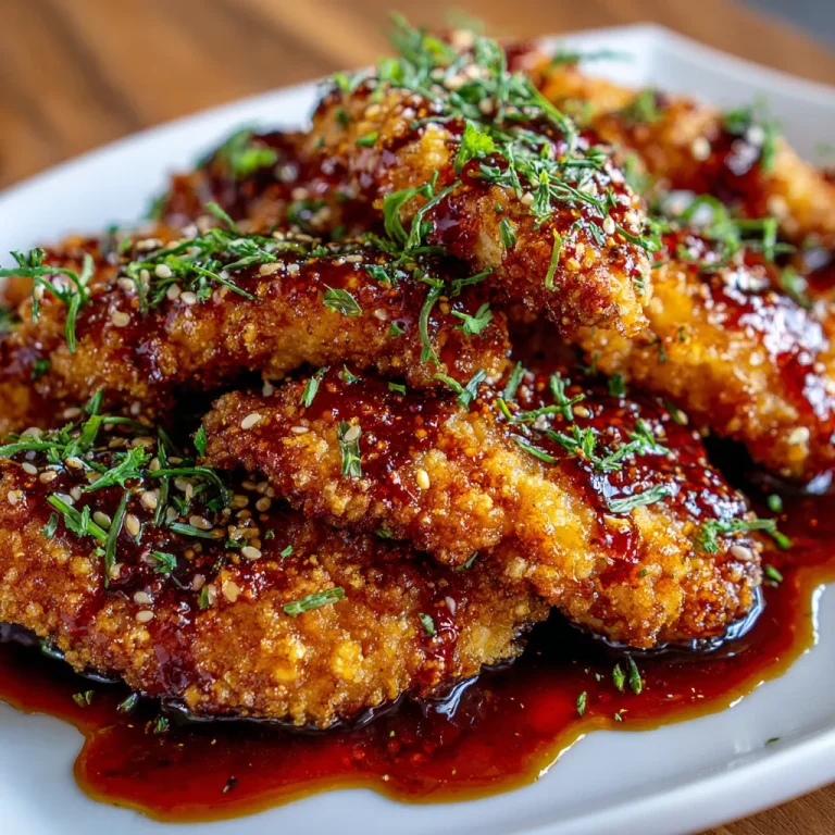 Baked Crunchy Hot Honey Chicken