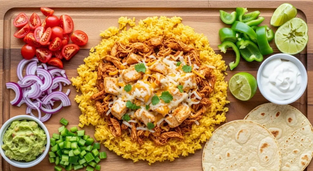 Chicken Cheese and Rice Mexican Recipe