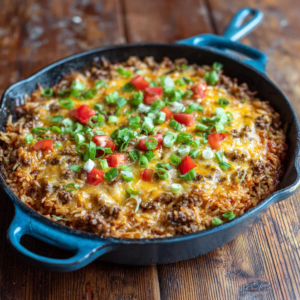 Ground Beef Rice Casserole