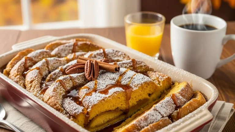 Pumpkin French Toast Casserole