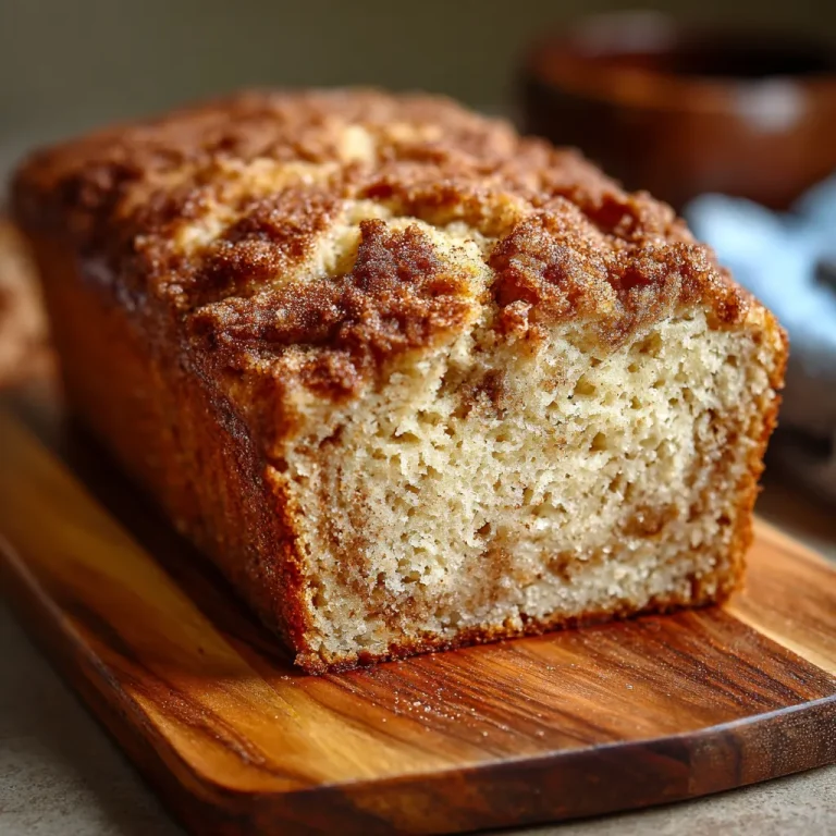 Snickerdoodle Banana Bread Recipe
