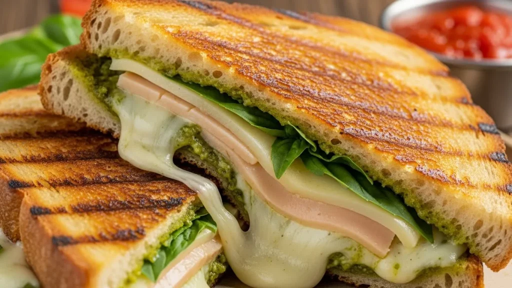 Best Pesto Grilled Cheese