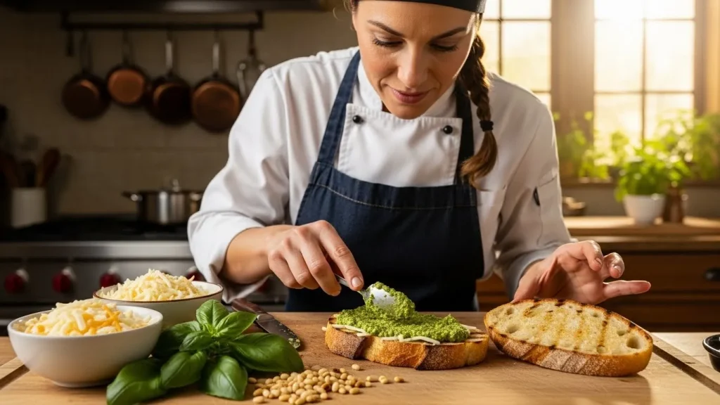 Best Pesto Grilled Cheese Recipe