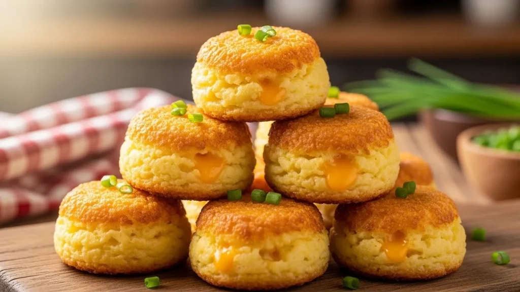 Cheesy Mashed Potato Puffs