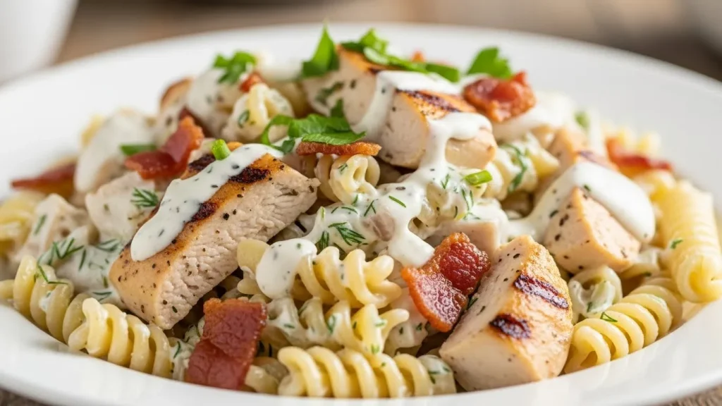 Chicken Bacon Ranch Pasta