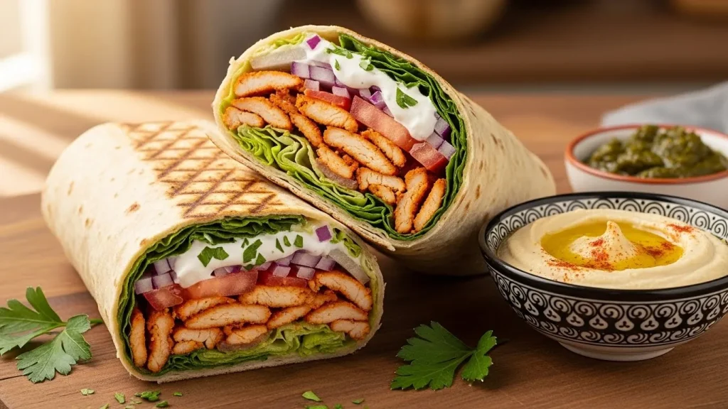 Chicken Shawarma Wrap Recipe