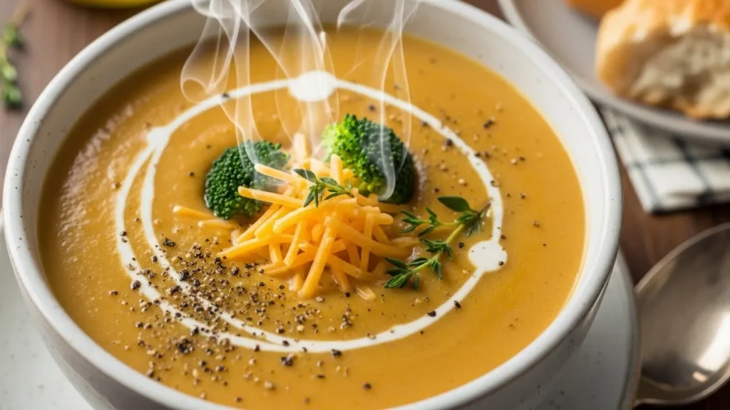 Creamy Broccoli Cheddar Soup