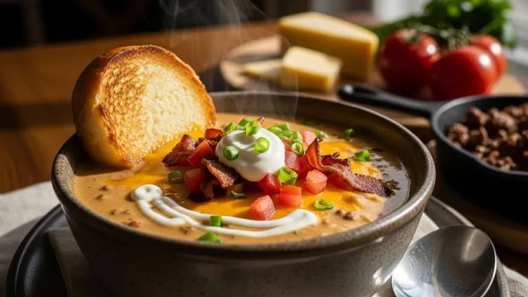 Easy Cheeseburger Soup