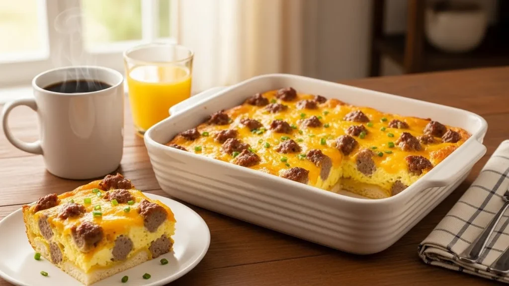 Easy Sausage and Egg Casserole