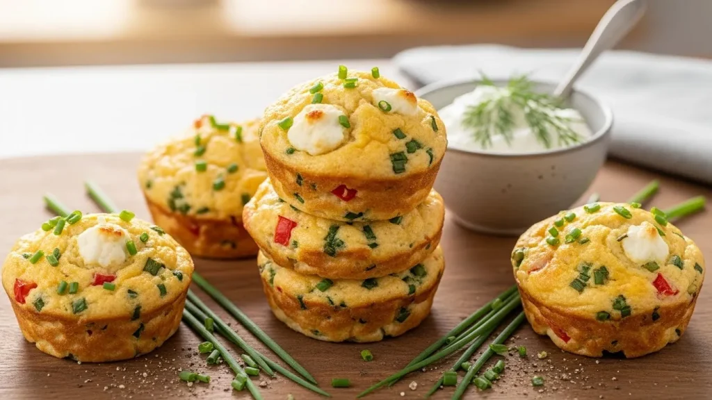 Egg Cottage Cheese Muffins