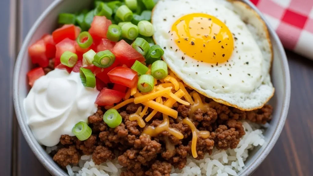 Ground Beef Bowl