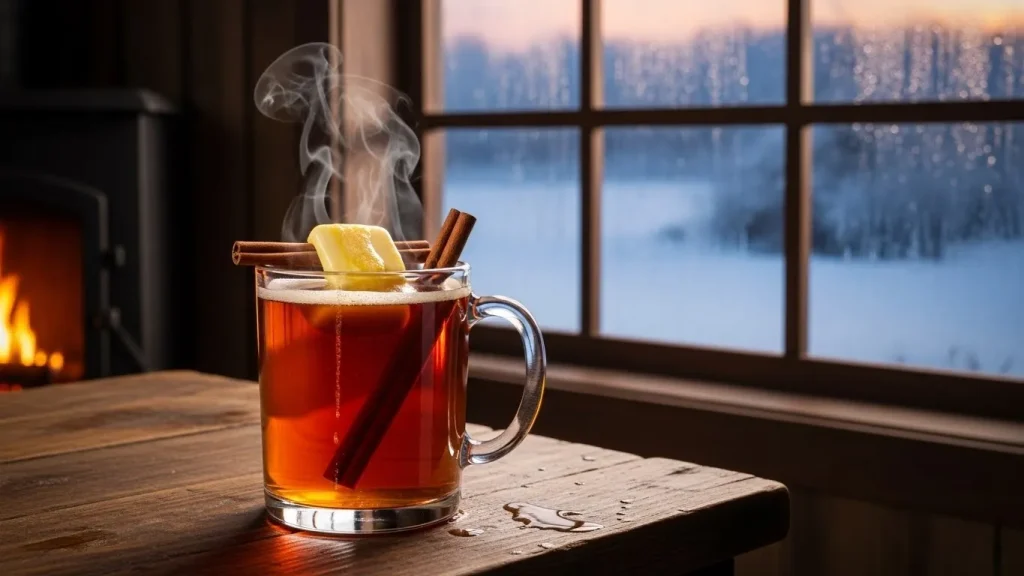 Hot Buttered Rum Cocktail