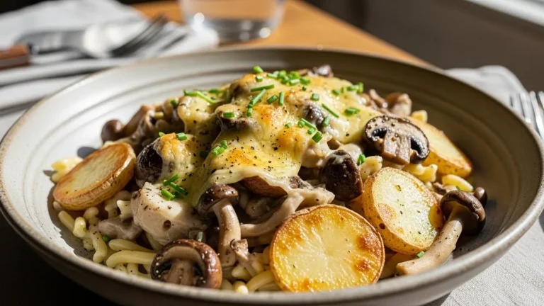 Mushroom Gruyere Pasta