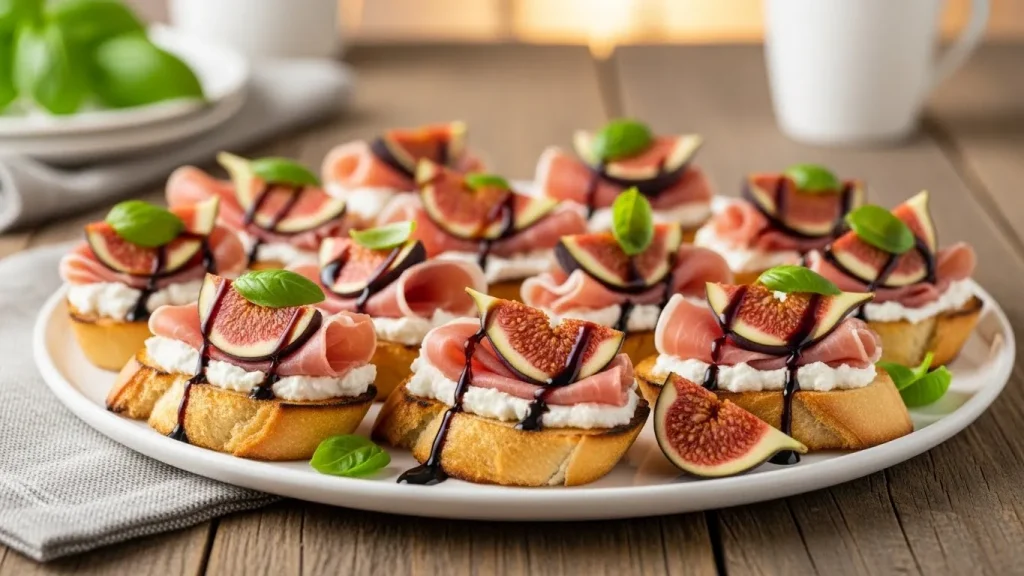 Prosciutto & Fig Crostini