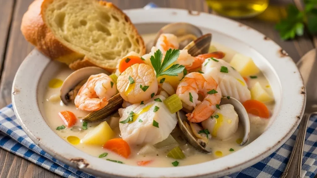Seafood Chowder Recipe Creamy