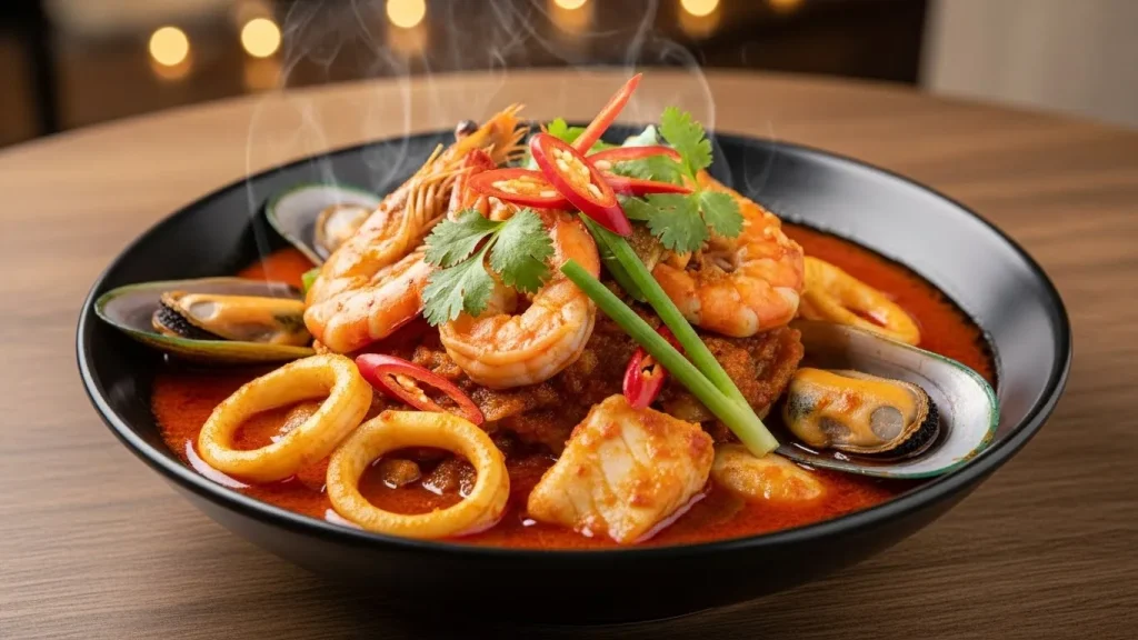 Seafood Saus Padang