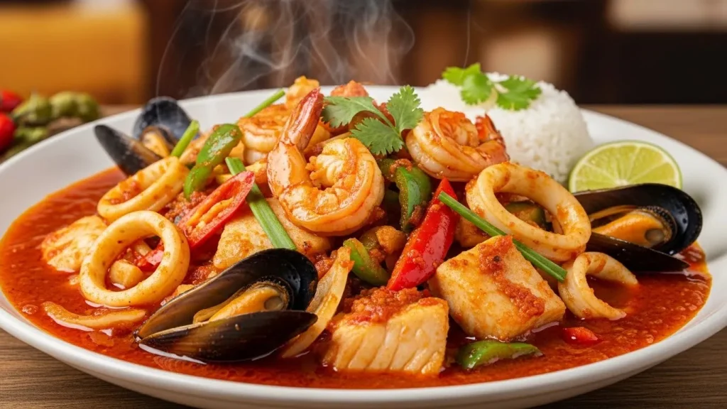 Seafood Saus Padang