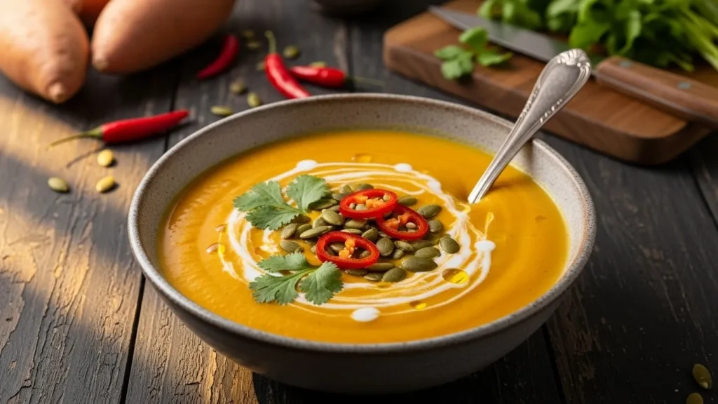 Spicy Sweet Potato Soup
