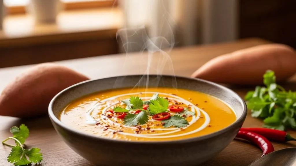 Spicy Sweet Potato Soup