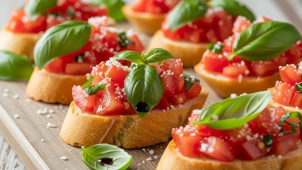 Tomato Basil Crostini