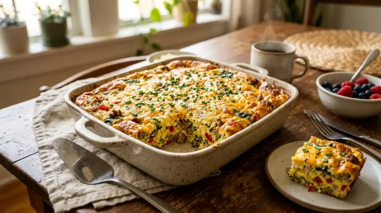 Cottage Cheese Egg Bake