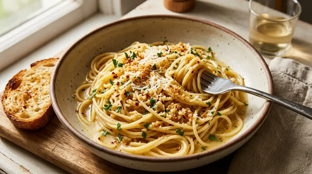 How to Make Garlic Butter Sauce for Pasta