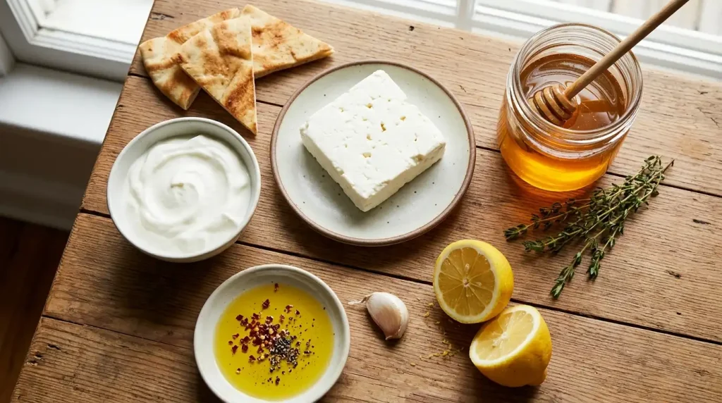 Whipped Feta with Honey 