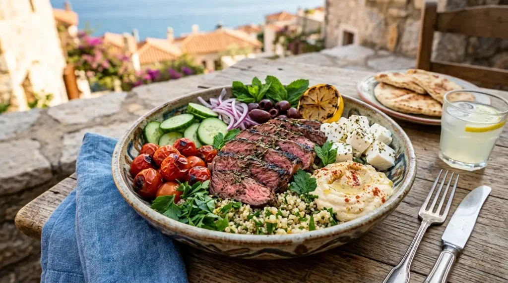 Mediterranean Steak Bowl