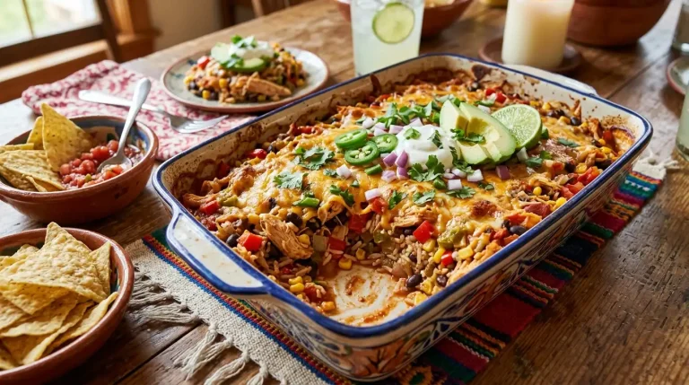 Mexican Chicken Casserole – Cheesy, Easy & Perfect Family Dinner