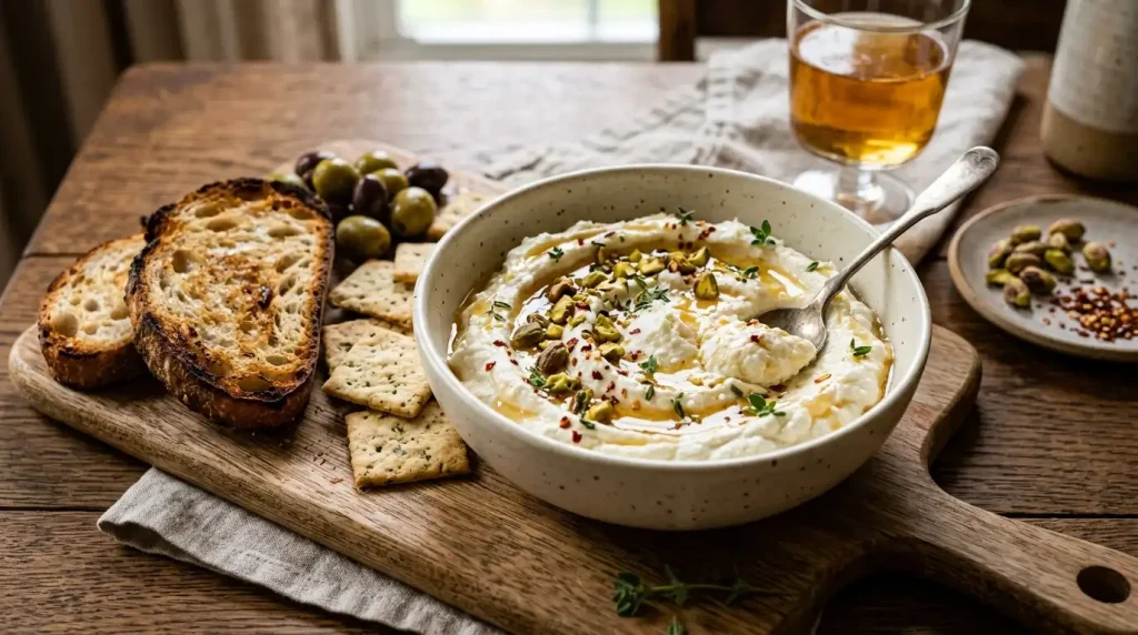 Whipped Feta with Honey 