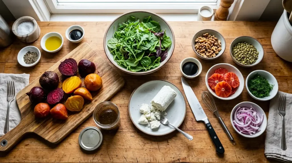 Beet and Goat Cheese Salad