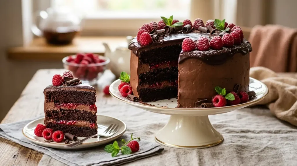 Chocolate Raspberry Cake