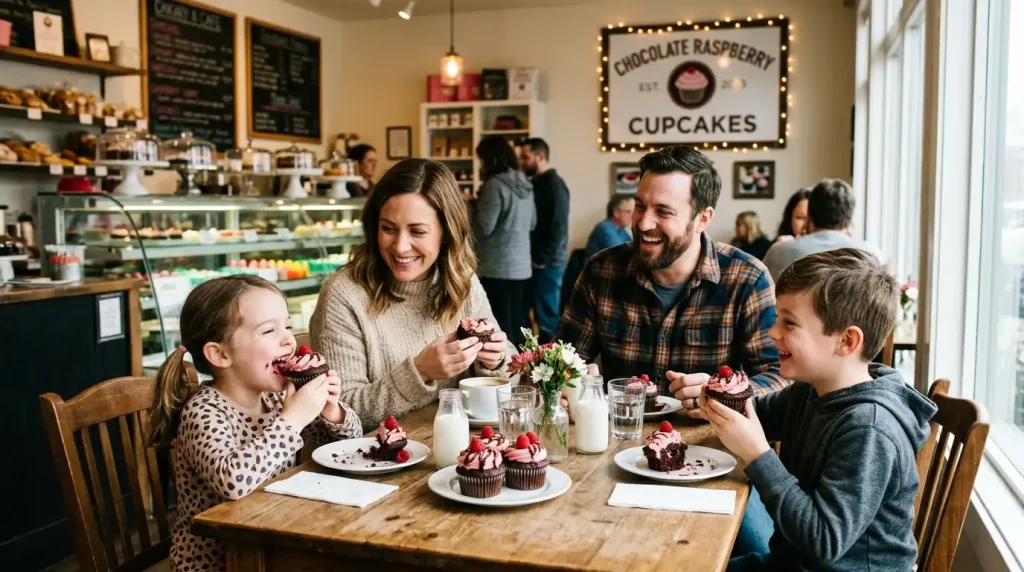 Chocolate Raspberry Cupcakes 