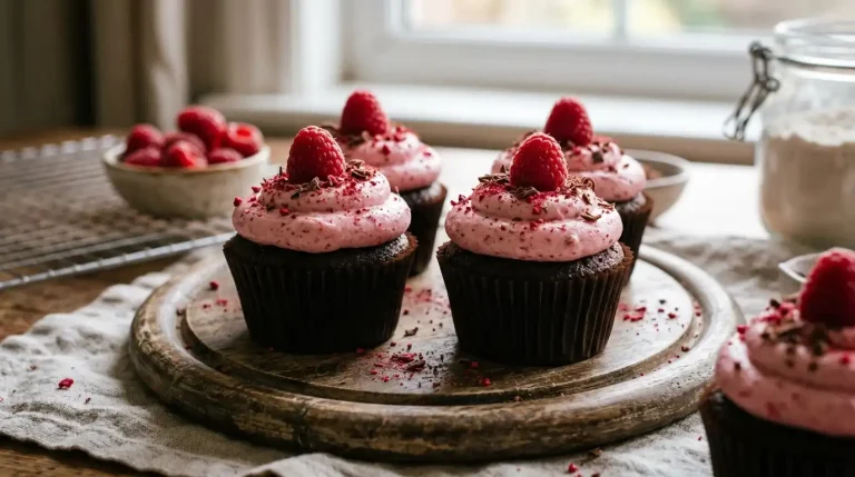 Chocolate Raspberry Cupcakes