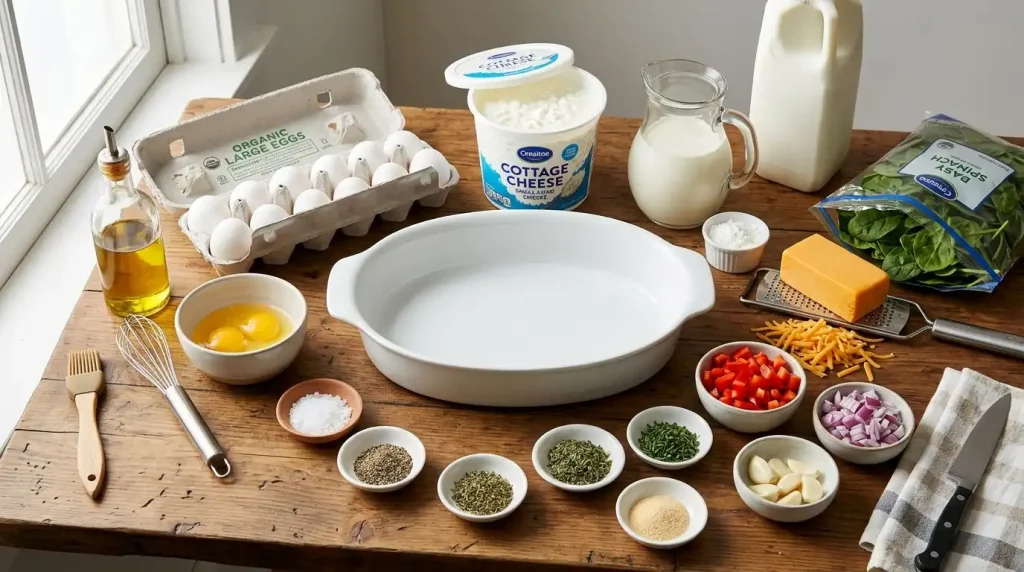 Cottage Cheese Egg Bake