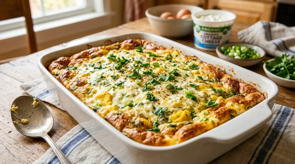 Cottage Cheese Egg Bake