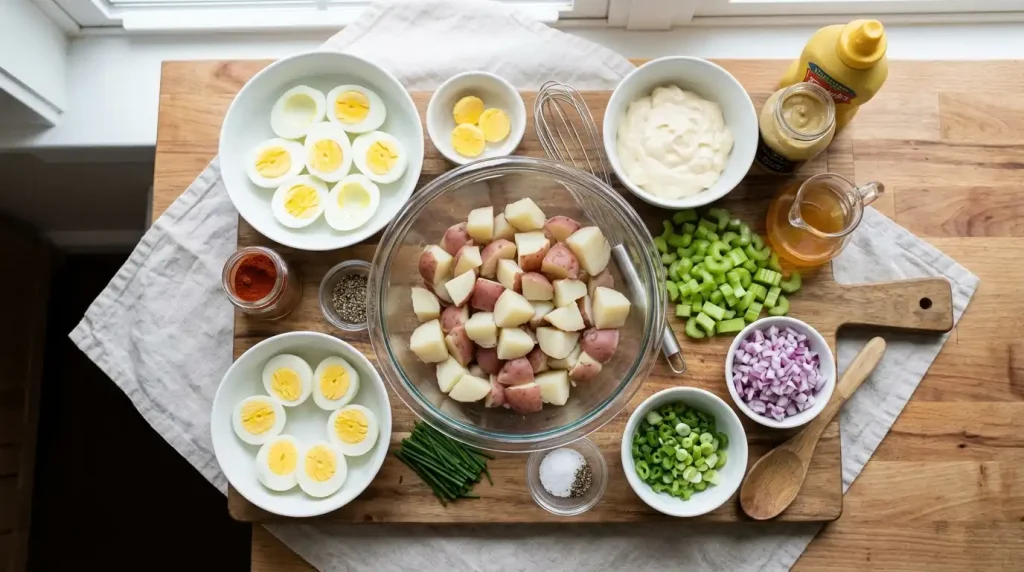 Deviled Egg Potato Salad 