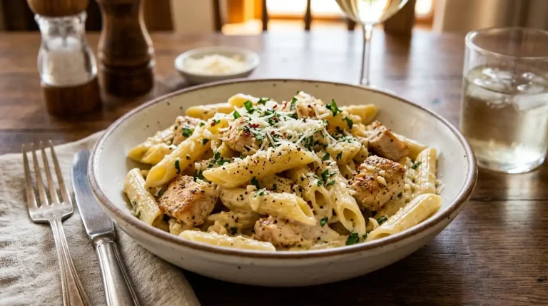 Garlic Parmesan Chicken Pasta