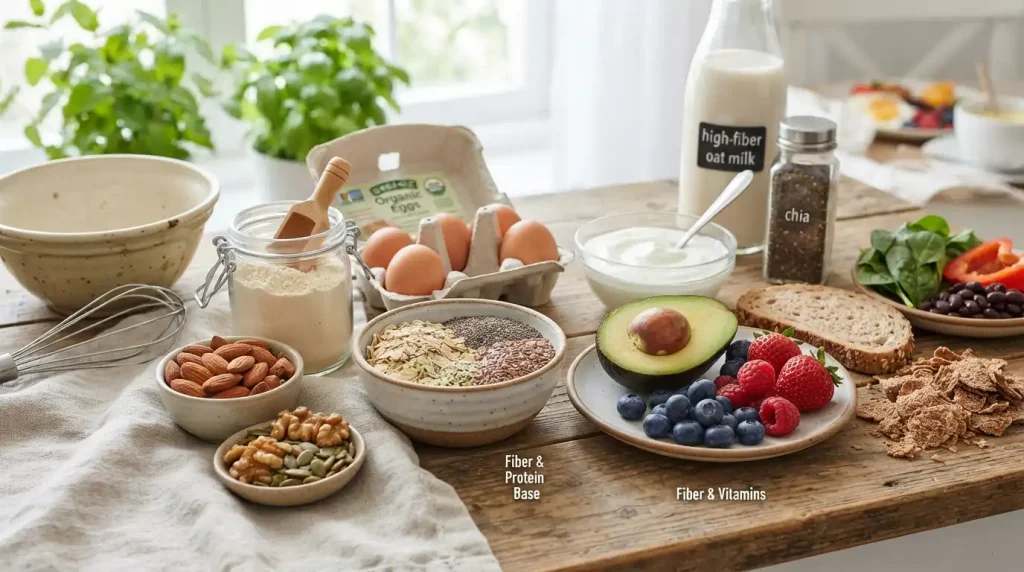 High Protein High Fiber Breakfast