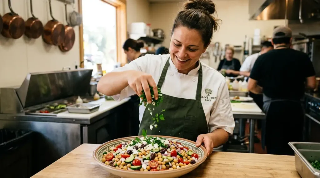 Mediterranean Chickpea Salad 