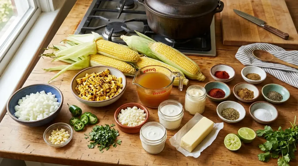 Mexican Street Corn Soup