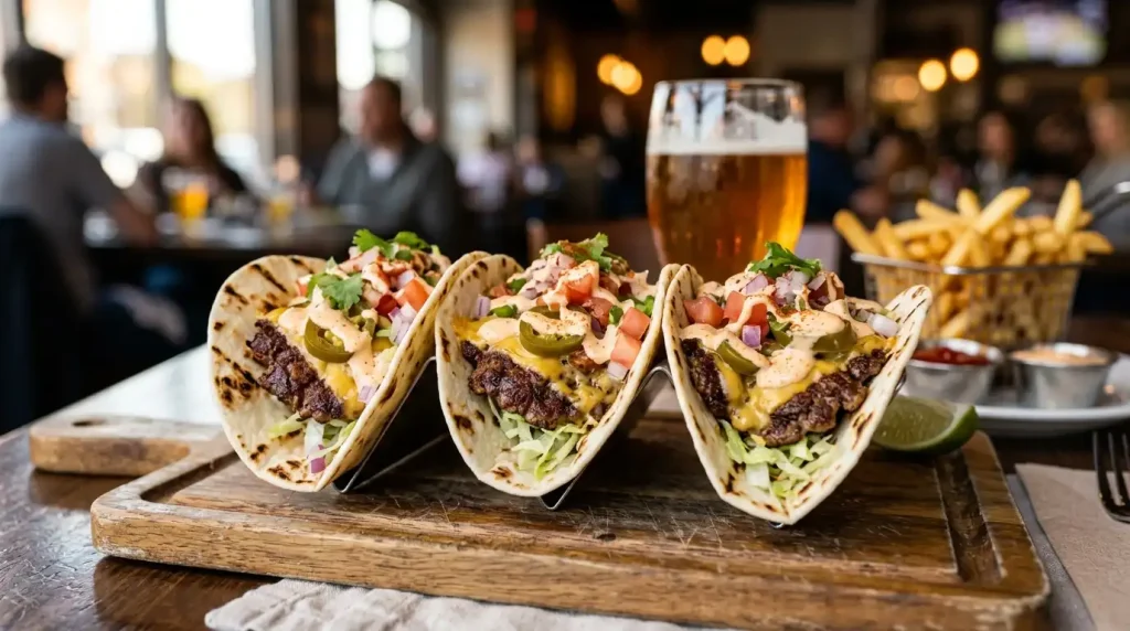 Smash Burger Tacos