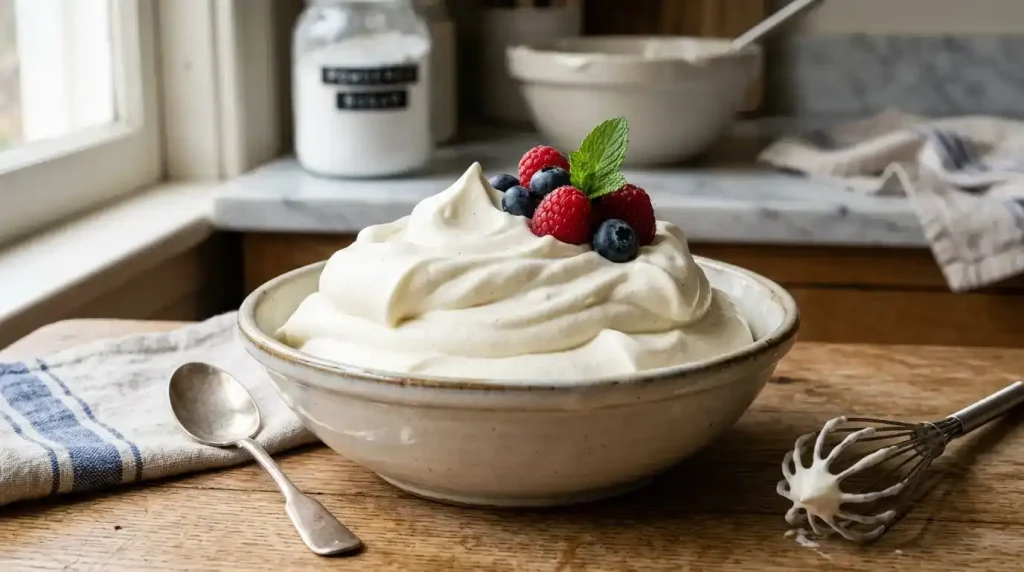 Stabilized Whipped Cream