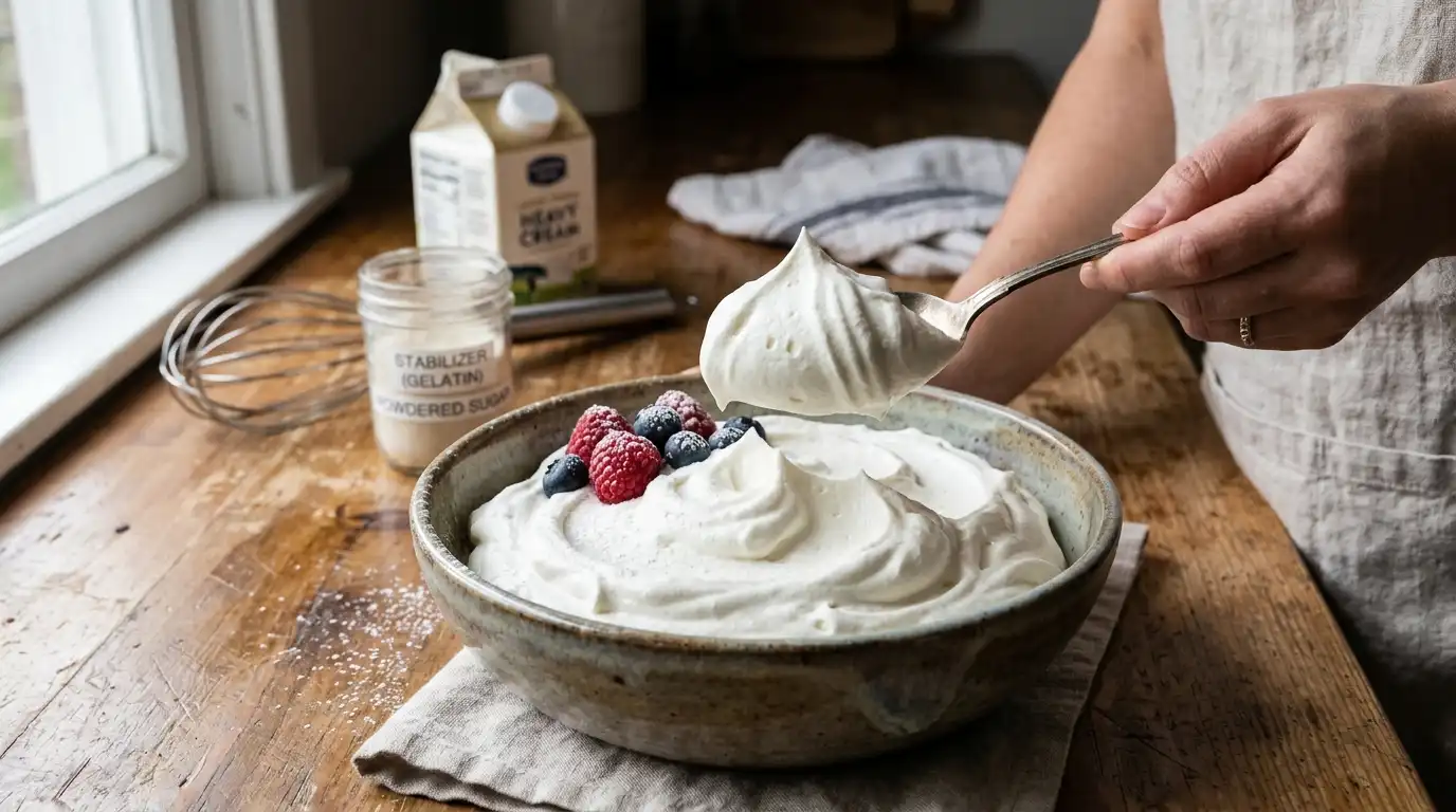 Stabilized Whipped Cream