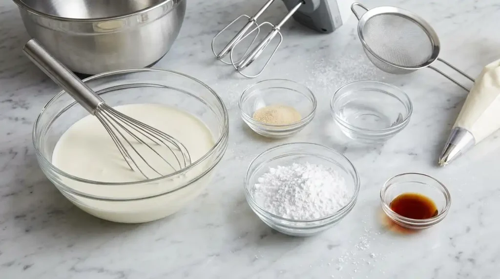 Stabilized Whipped Cream