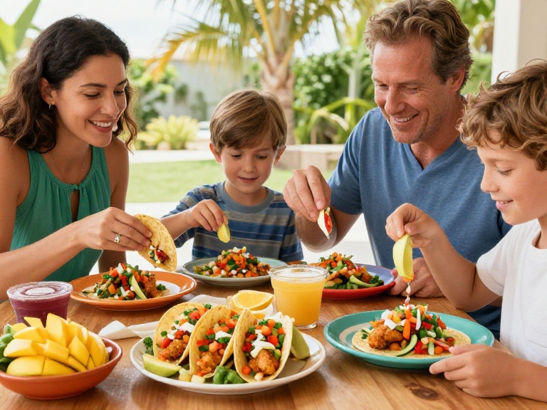 Fish Tacos with Mango Salsa